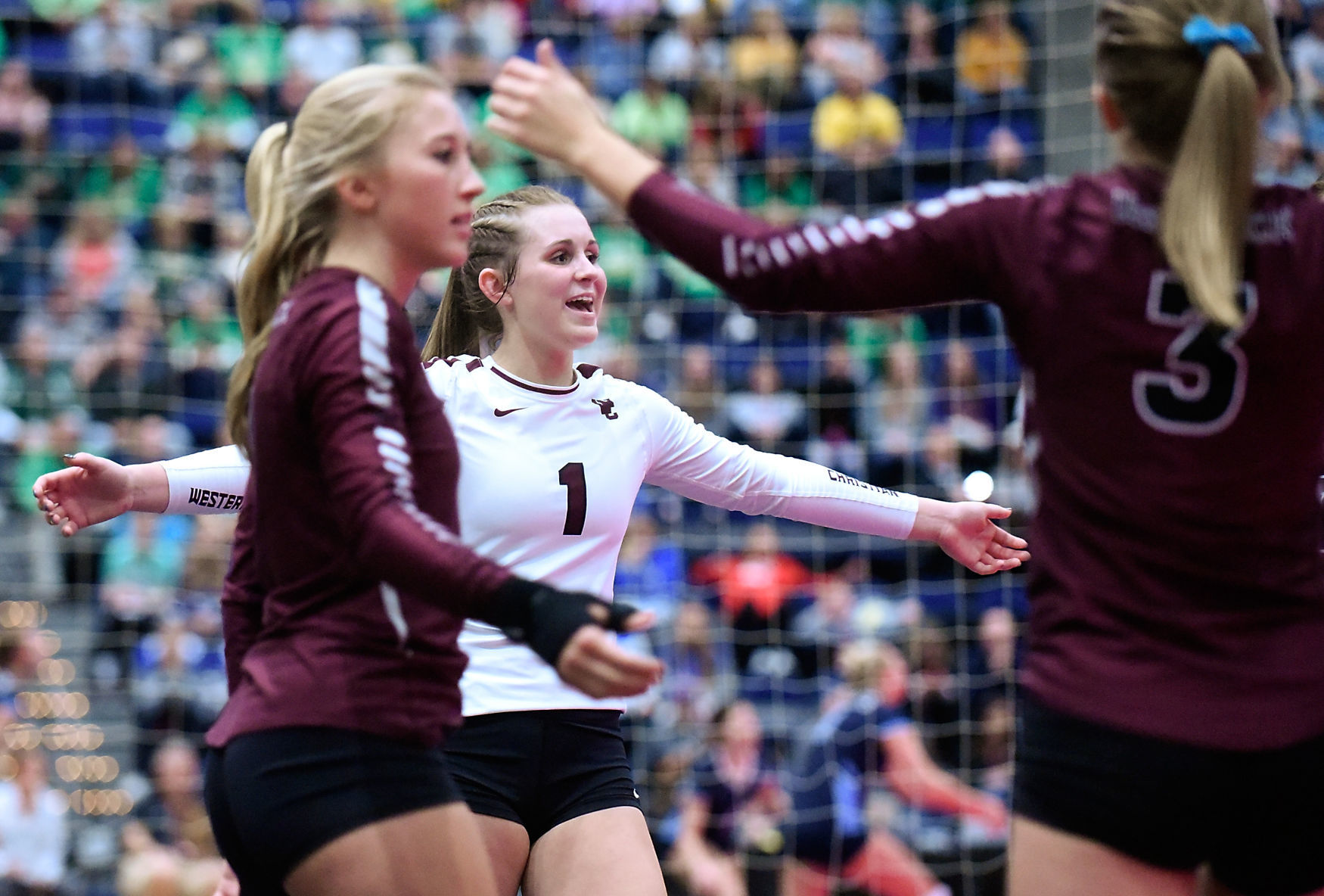 Iowa State Volleyball Class 2A Western Christian vs. Sidney
